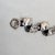 Mid-Century Modern Vintage 1950s Signed Napier Modernist Silvertone Scroll Link Bracelet For Sale - Image 3 of 9