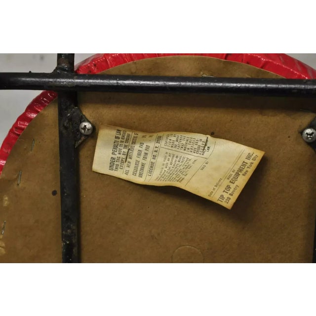 Mid 20th Century Vintage Salterini Style Scrolling Wrought Iron Side Chairs by Tip Top - A Pair For Sale - Image 9 of 9