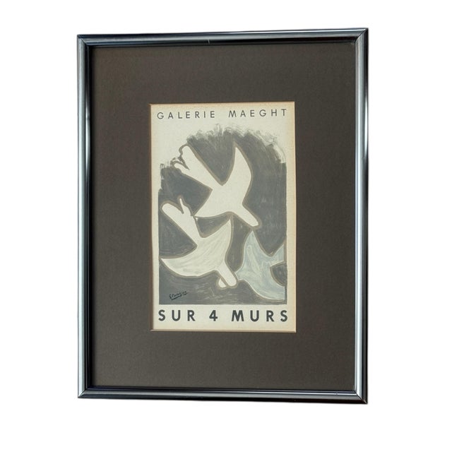 The School of Paris Braque, Georges Sur 4 Murs - Galerie Maeght, 1959 Framed For Sale - Image 3 of 11