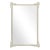 Fleur Home Garden District Napoleon Rectangle Mirror in Delaware Putty, 24x36 For Sale