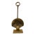 Vintage Polished Brass Door Stopper For Sale