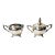 Vintage International Silver Silverplate Sugar and Creamer Set-a Pair For Sale