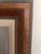 1920s 1920s Folk Art Turkish Cobbler (Köşker) Oil Painting & Larson Juhl Burl Wood Frame For Sale - Image 5 of 7