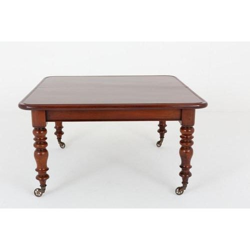 Irish Victorian Extending Dining Table in Mahogany For Sale - Image 5 of 6