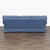 2010s Sherrill 3-Seat Blue Sofa With Rolled Arms For Sale - Image 5 of 8