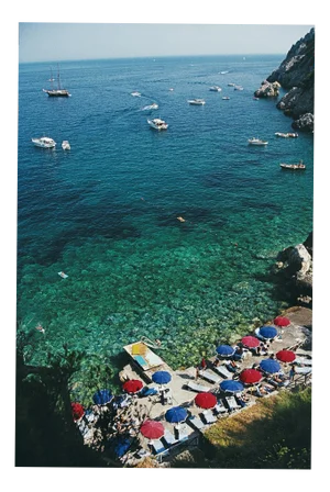 Slim Aarons, View from Il Pellicano, 1991, Color C-Print Photograph