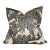 Thibaut Asian Scenic Pillow Cover in Grey, 22x22 Pillow For Sale