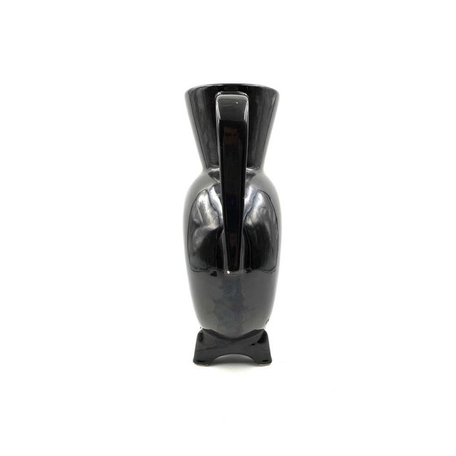 Organic Black Ceramic Vase, France, 1970s For Sale - Image 14 of 18