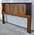 Vtg. Lane Walnut & Rosewood Queen/Full Mid Century Modern Headboard For Sale - Image 10 of 13