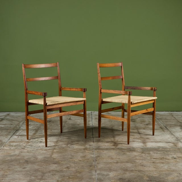 Knoll Gio Ponti Cane Seat Armchair for Knoll International For Sale - Image 4 of 18