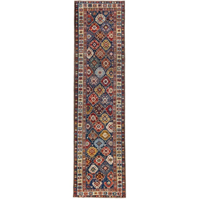 Brown 19th Century Shirvan Caucasian Tribal Runner - 3'3" x 12'6" For Sale - Image 8 of 10