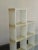 W52 D10 H70.5 Fun shelving unit in good overall condition. Item is structurally sound and has no major areas of wear, One...