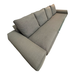 2011 Minotti Williams Large Grey 117” Sofa by Rodolfo Dordoni