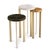 Brass Regina Andrew Andres Hair on Hide Mixer Table Set, Brass For Sale - Image 8 of 8