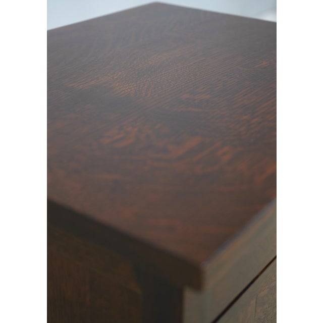 Stickley Mission Oak Nightstand Cabinet For Sale - Image 13 of 18