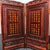 Vintage Chinese Huali Rosewood Table Screen | Four Gentlemen Motif & Calligraphy For Sale - Image 10 of 10