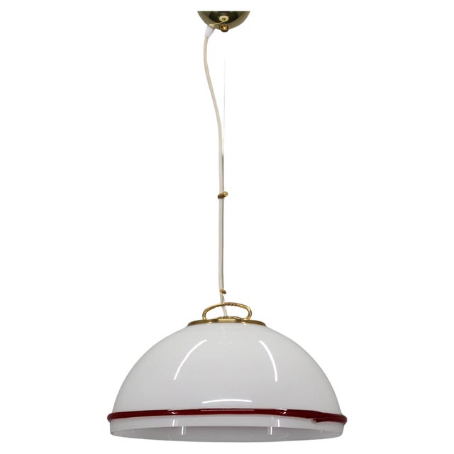 Murano Glass Pendant Lamp, 1970s For Sale