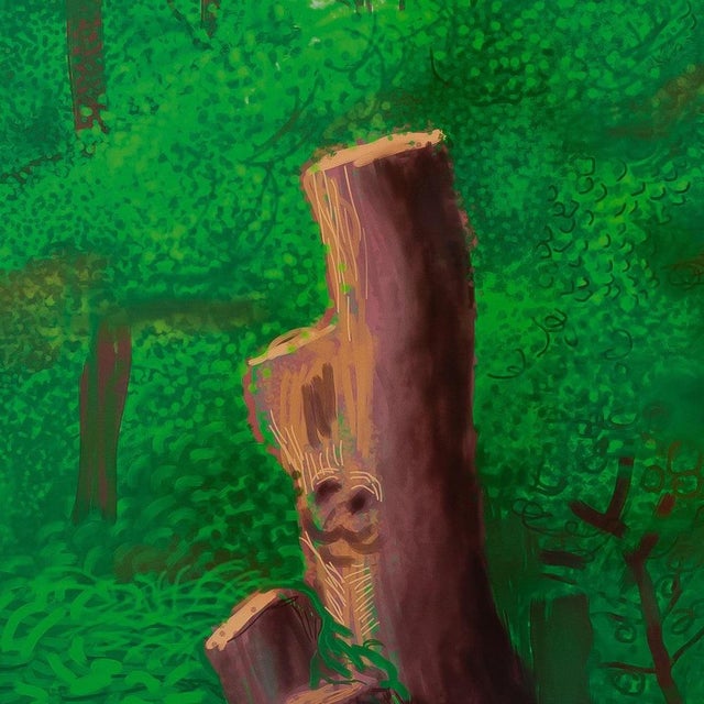 At the Entrance to the Undergrowth Poster after David Hockney For Sale - Image 5 of 6