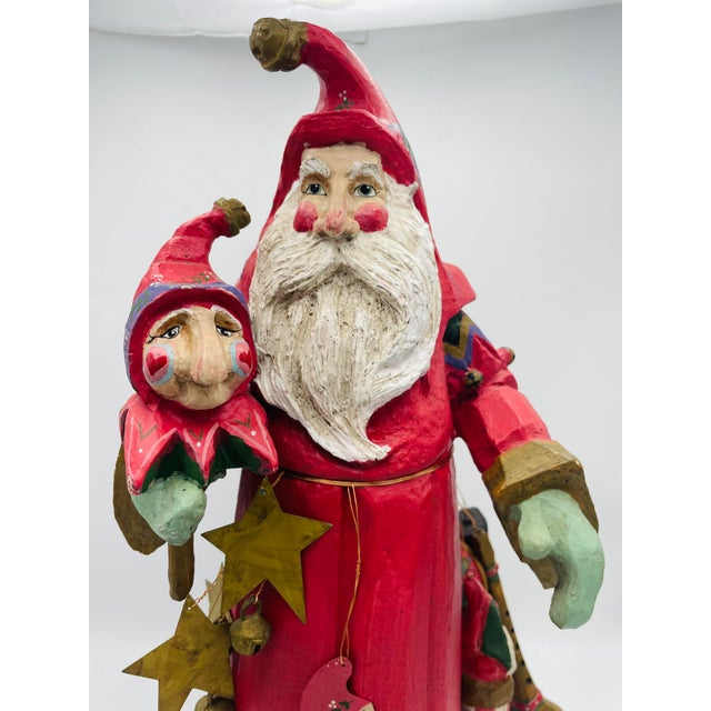 1992 Rare House of Hatten Old World Santa With Toys Chairish