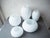 Made from opaline glass Perfect original condition Perfect for Flowers or Decoration Never Used Delivered in Original...