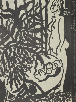 Henri Matisse, Nude, Debout et Fougère Noire Poster