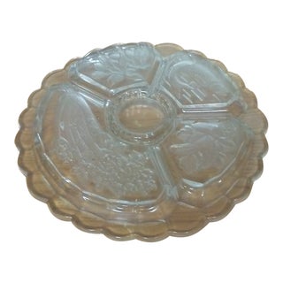 Mikasa Crystal Serving Platter For Sale