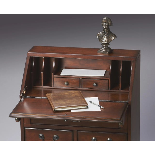 This charming secretary desk makes a multifunctional piece in your bedroom, office or family room. Use as a writing desk...