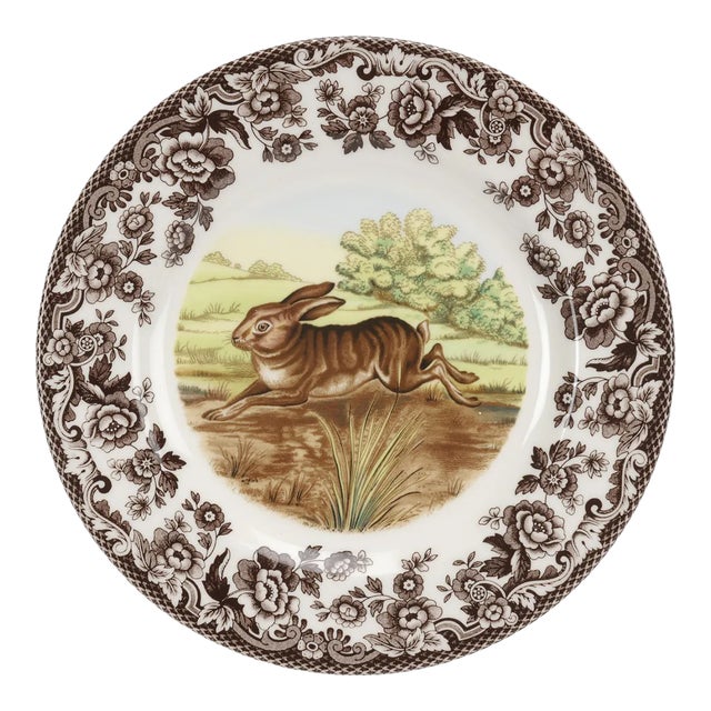 Spode Woodland Salad Plate 8", Rabbit For Sale
