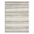 Rug & Kilim’s Modern Rug in White With Black Textural Stripes and Accents For Sale