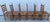 Mid 20th Century Set of 6 Ladder Back Shaker Farm House Chairs With Rush Seats For Sale - Image 11 of 17