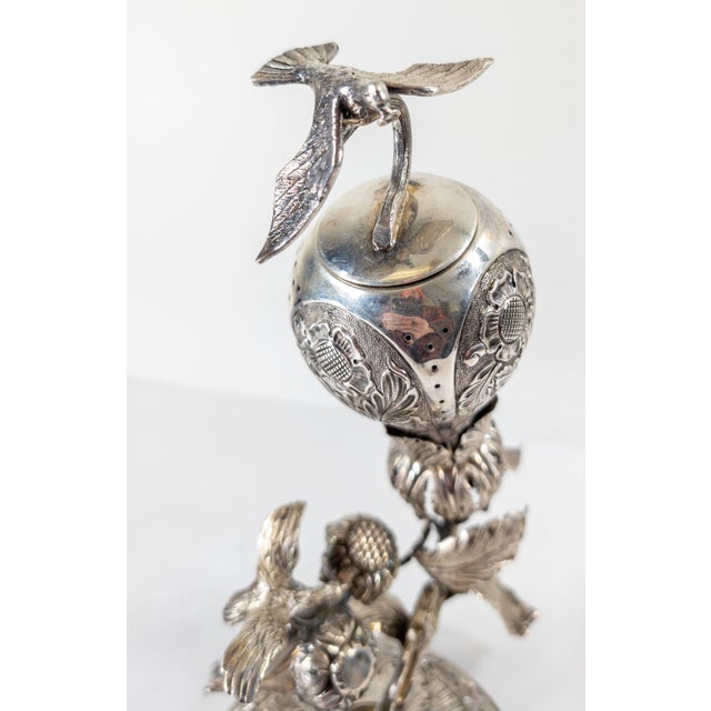 Silver Antique Continental European Judaica Silver Spice Tower Besamim Box For Sale - Image 8 of 12