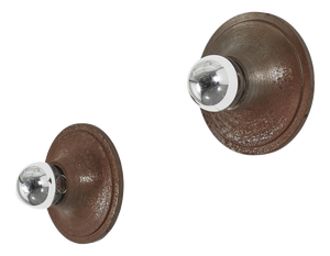 Mid-Century Modern Italian Turned Bronze Wall Lamps, 1960s, Set of 2