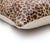 Textile Luxury Leopard Print Genuine Cowhide Throw Pillow 18x18 | Handmade Hair-on Leather Cushion For Sale - Image 7 of 8