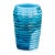 Ribbed Stoneware Vase For Sale