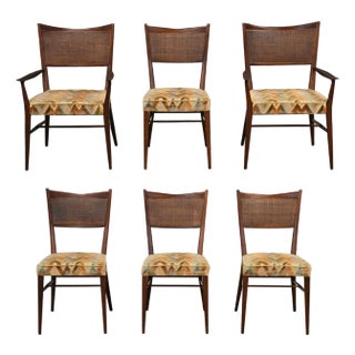 1960s Mahogany Dining Chairs by Paul McCobb for Calvin - Set of 6 For Sale