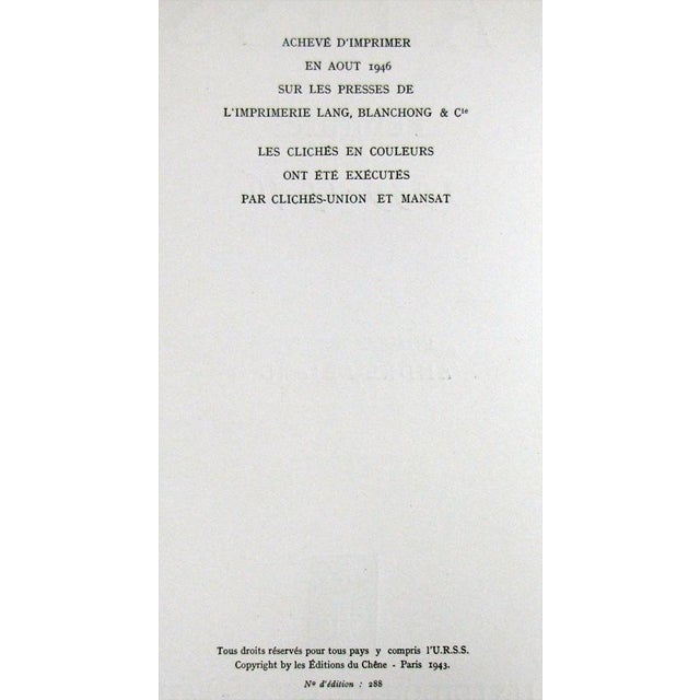 1940s Abstract Henri Matisse Limited Signed “ Danseuse Assise.." Lithograph W/Frame For Sale - Image 5 of 6