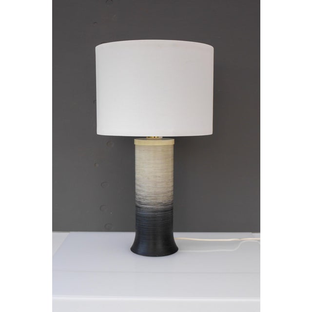 Mid-Century Modern Large Monochrome Acrylic Table Lamp from Tranås Sweden, 1980s For Sale - Image 3 of 13