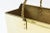 Metal Vintage Brass Shopping Bag Sculpture or Magazine Holder With Braided Handles, 1970's For Sale - Image 7 of 10