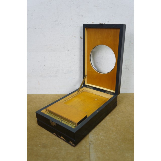 Antique French Napoleon III Stereo Graphoscope Looking Glass Photo Magnifier For Sale - Image 11 of 16
