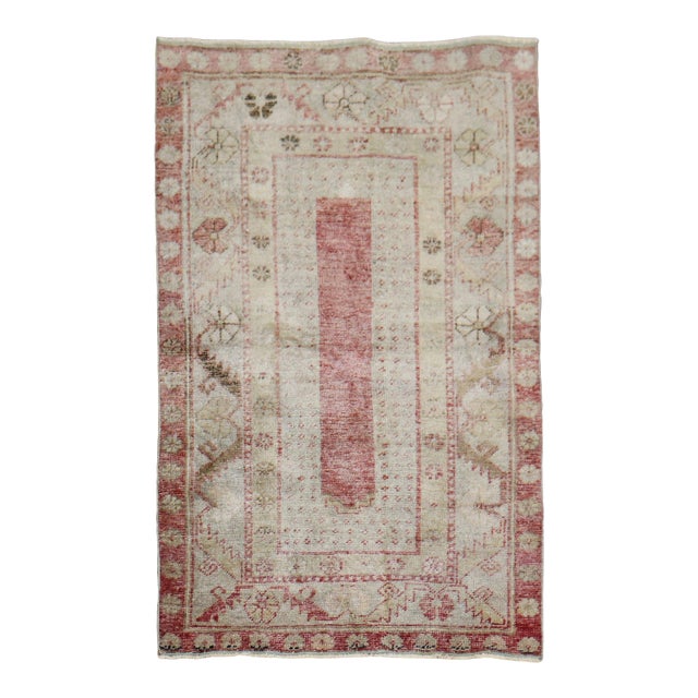 Vintage MidCentury Turkish Scatter Rug - 2'8" x 4'4" For Sale