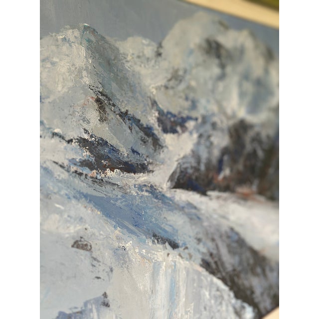 Elevate your collection with this captivating 1985 original landscape painting by celebrated Alaskan artist Martha Jean...