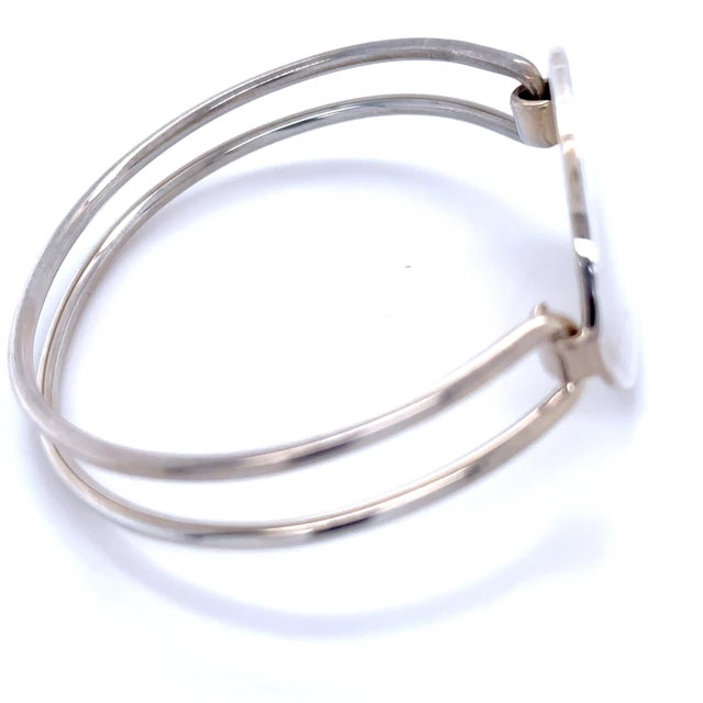 Contemporary Tiffany & Co. Sterling Silver Vintage Oval Id Bracelet 31.67g For Sale - Image 3 of 6