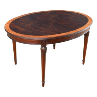 1980s Vintage Millender Oval Dining Table For Sale