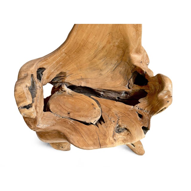 Vintage Organic Modern Teak Root Chair For Sale - Image 4 of 7