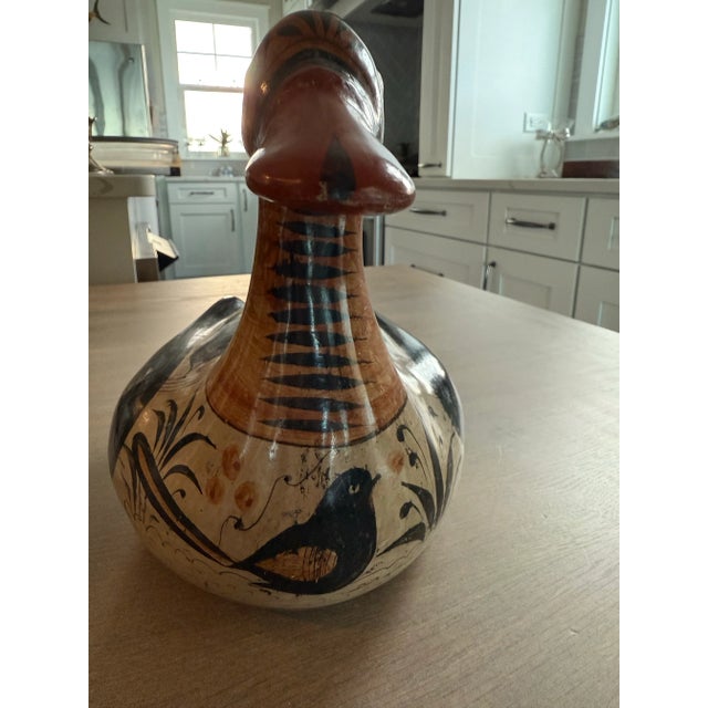 Large Vintage Tonala Pottery Duck For Sale - Image 12 of 12