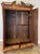 Antique French Carved Walnut Mirrored 2-Door Armoire For Sale - Image 18 of 18