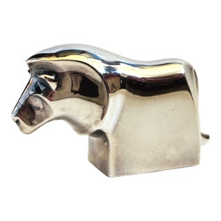 Dansk Silver Plated Lion Figurine For Sale