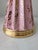 1950s Mid-Century Modern Atomic Pink & Gold Table Lamp For Sale - Image 4 of 6