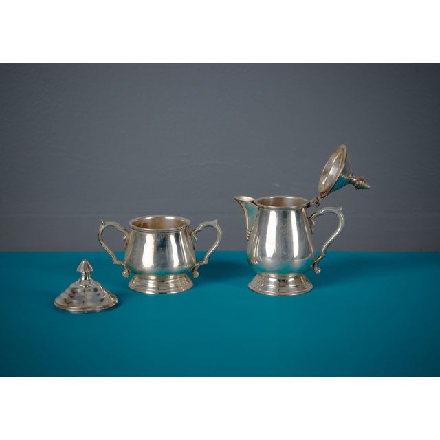 Silver Milk and Sugar Service, Set of 2 For Sale - Image 8 of 8