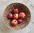 Burnt Umber Late 20th-Century Handwoven Water Hyacinth Pedestal Centerpiece Bowl For Sale - Image 8 of 18